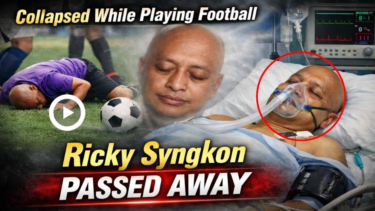 MP Dr. Ricky A.J. Syngkon Passed Away While Playing Football | CCTV Footage? | 5 Minute Before Death
