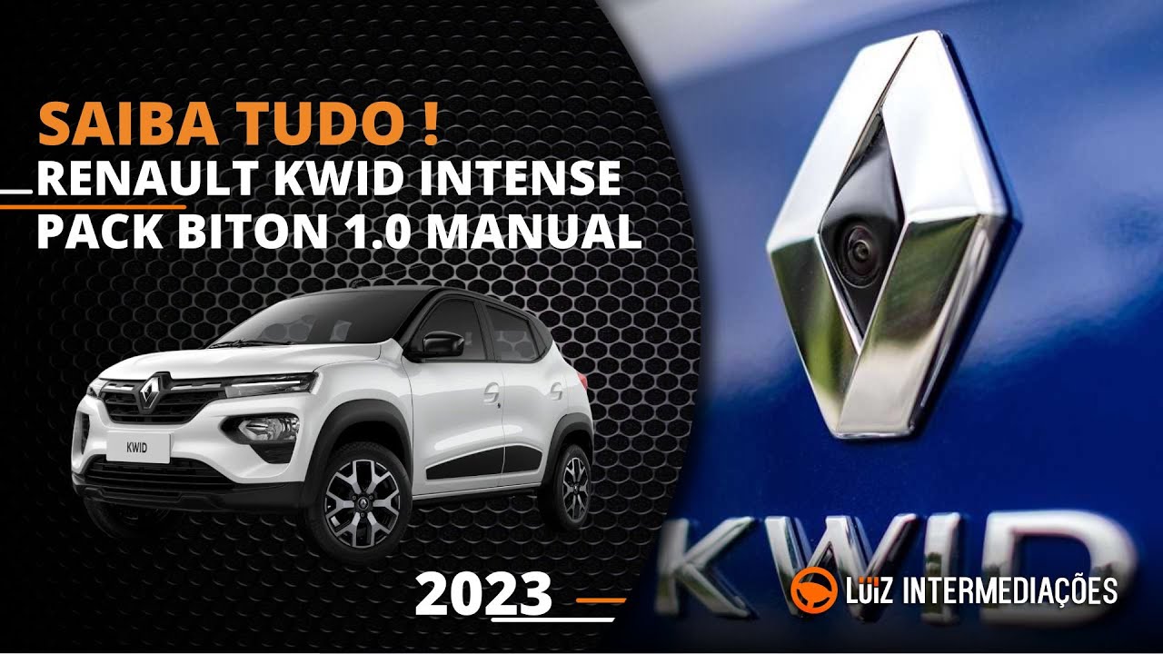 Saiba Tudo | RENAULT KWID INTENSE PACK BITON 1.0 MANUAL 2023