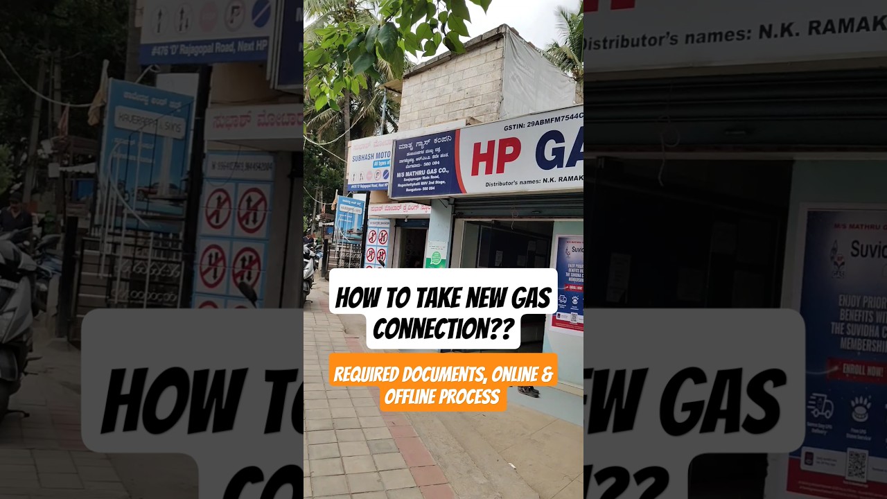 How to take New Gas connection#youtube#hp#minivlog#viralvideo#youtubeshorts#vlog#subscribe#telugu