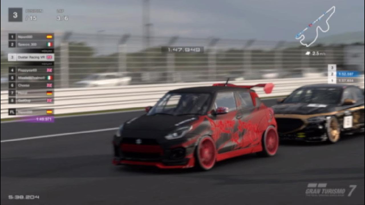 Racing in the swift