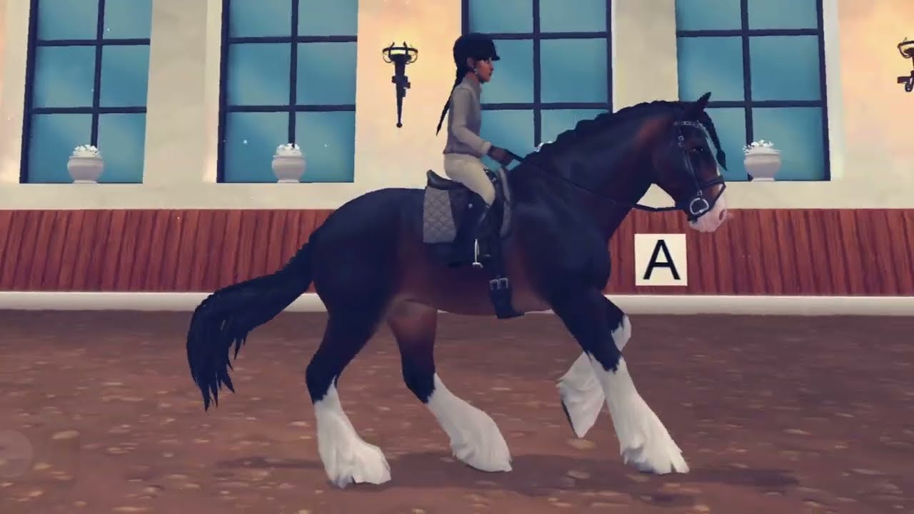 Riding my chunky horses in SSO, short RRP 🐴🐴