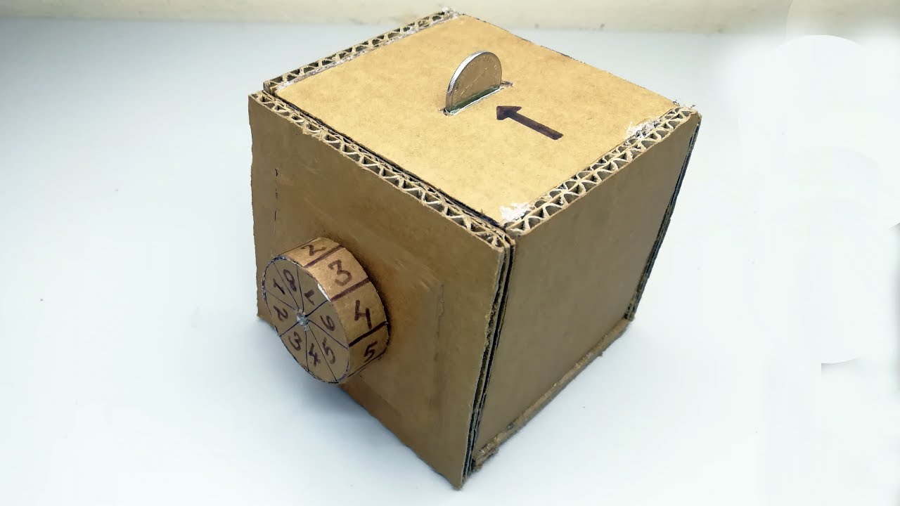 Build Personal ATM VS Coin And Cash Saving box At Home || Cardboard Bank || DIY