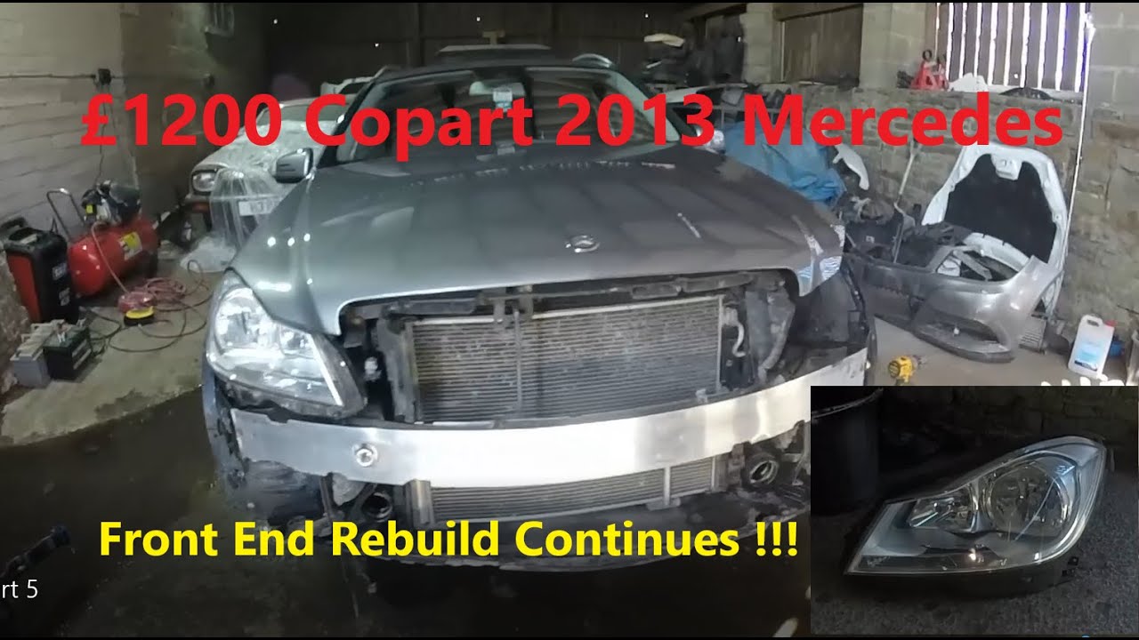 Bargain £1200 2013 Mercedes C220 Front End Rebuild Continues