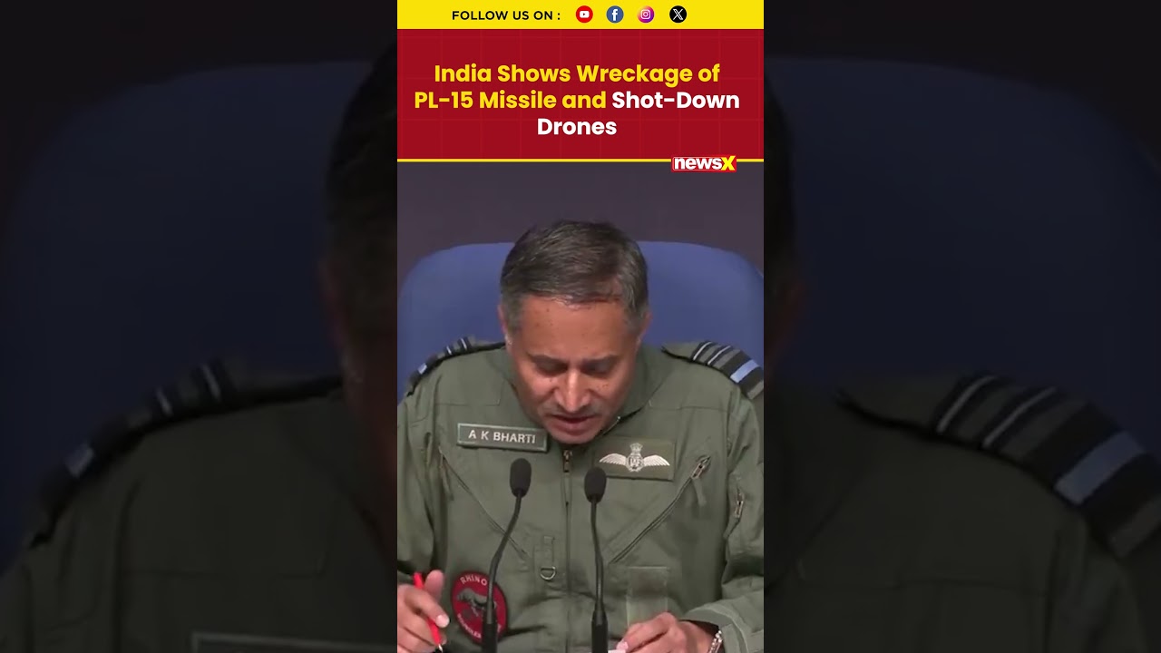 Indian Military Displays Debris of Chinese PL-15 Missile, Turkish Drones Used by Pakistan