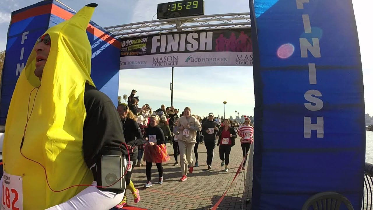 HoBOOken 5K Finishtime 27:23 - 39:45