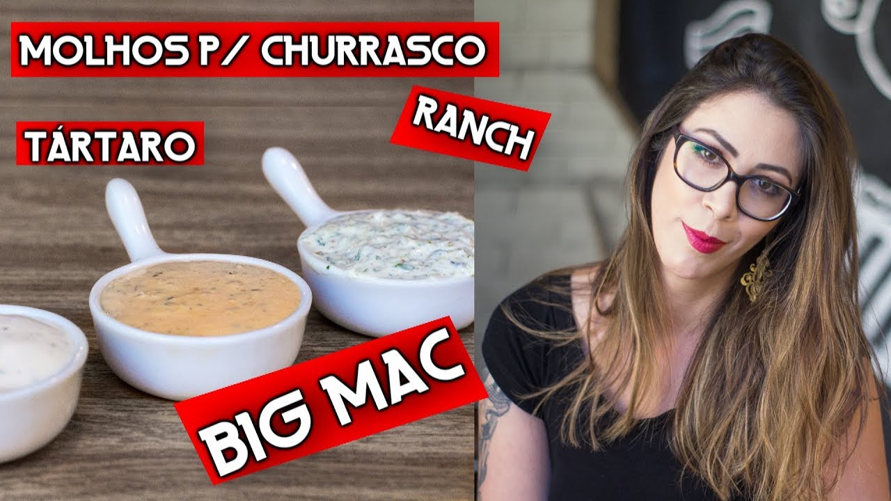 COMO FAZER MOLHOS PARA CHURRASCO   MOLHO ESPECIAL  BIG MAC