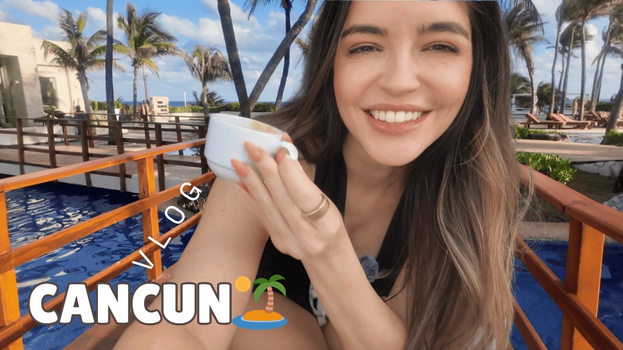 Cancun Vlog: trying to stay healthy, getting jump scared, & more 🎥🏝️