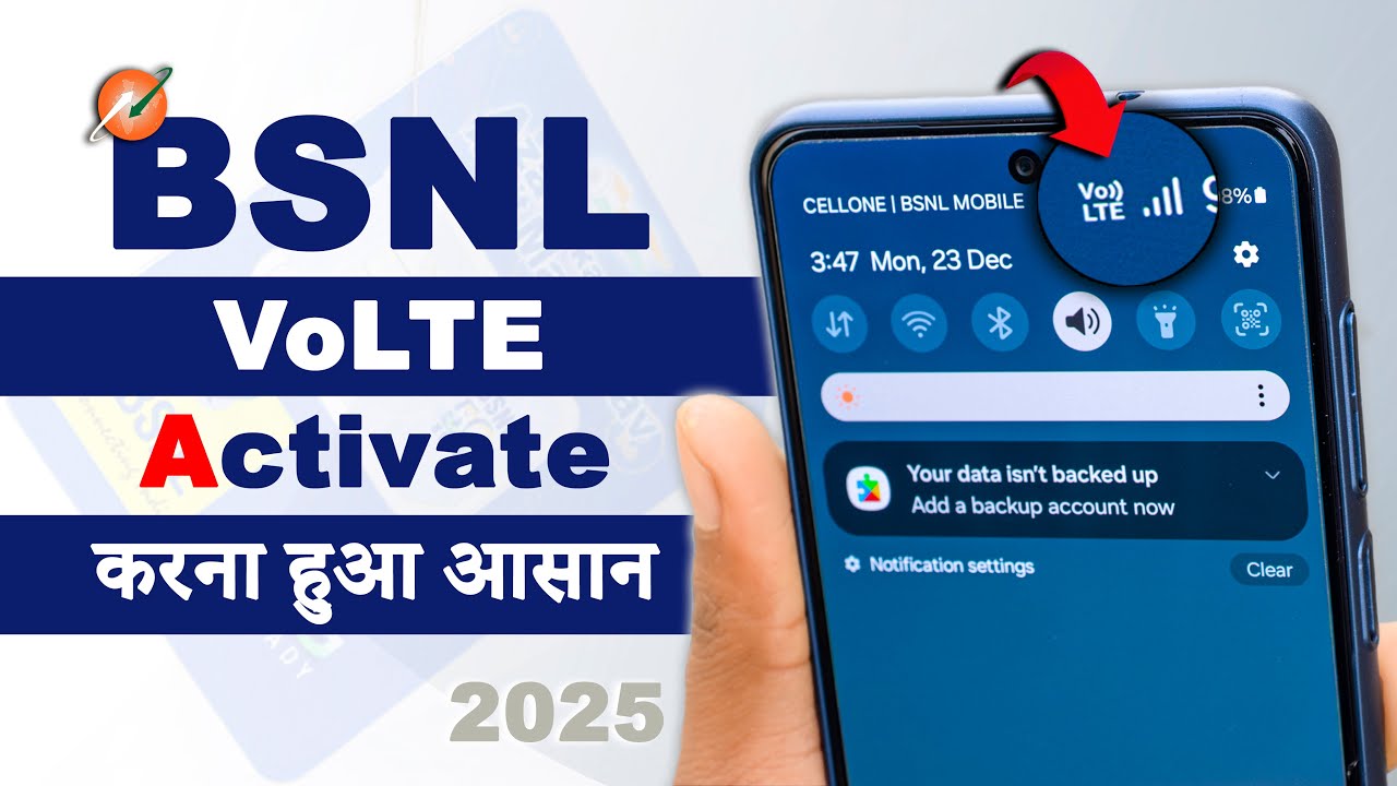 How to activate Volte in bsnl 4g sim,bsnl 4g volte,bsnl volte activation,how to enable bsnl 4g volte