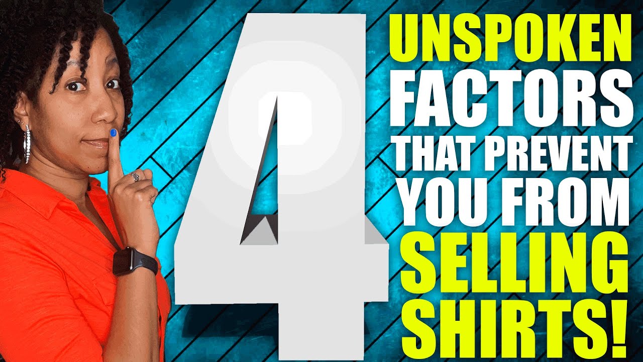 4 Reasons You Aren't Selling T-Shirts That No One Ever Mentions! (Print on Demand Help)