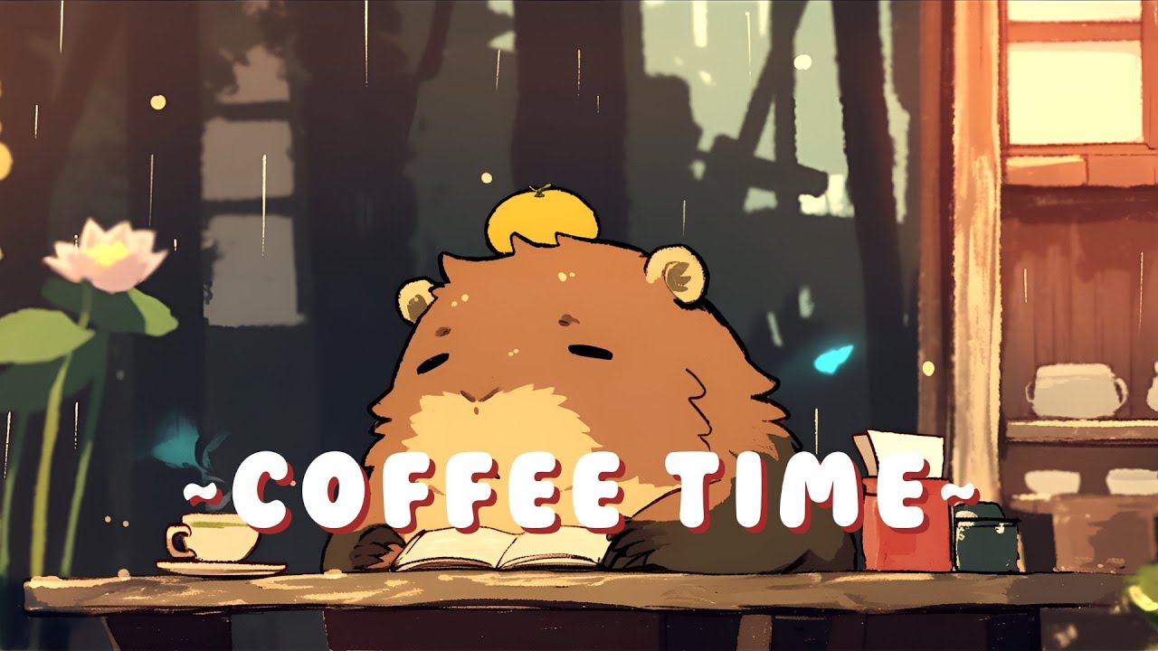 Lofi Capybara Radio | Chill Jazz Beats to Relax/Study 🎵 💫