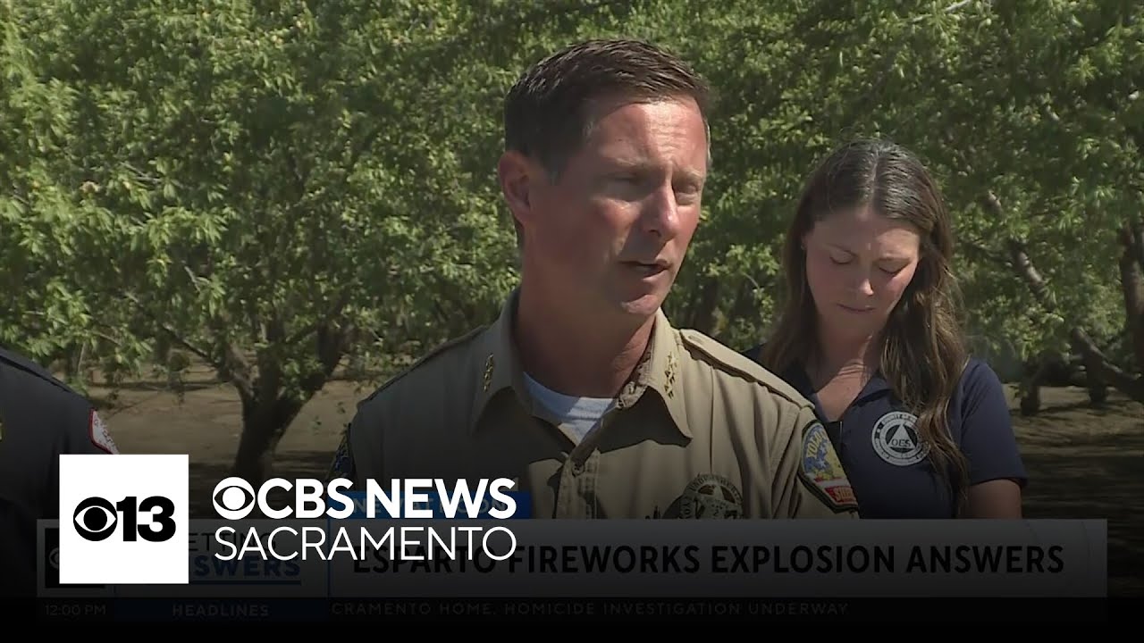 Latest on Esparto fireworks explosion