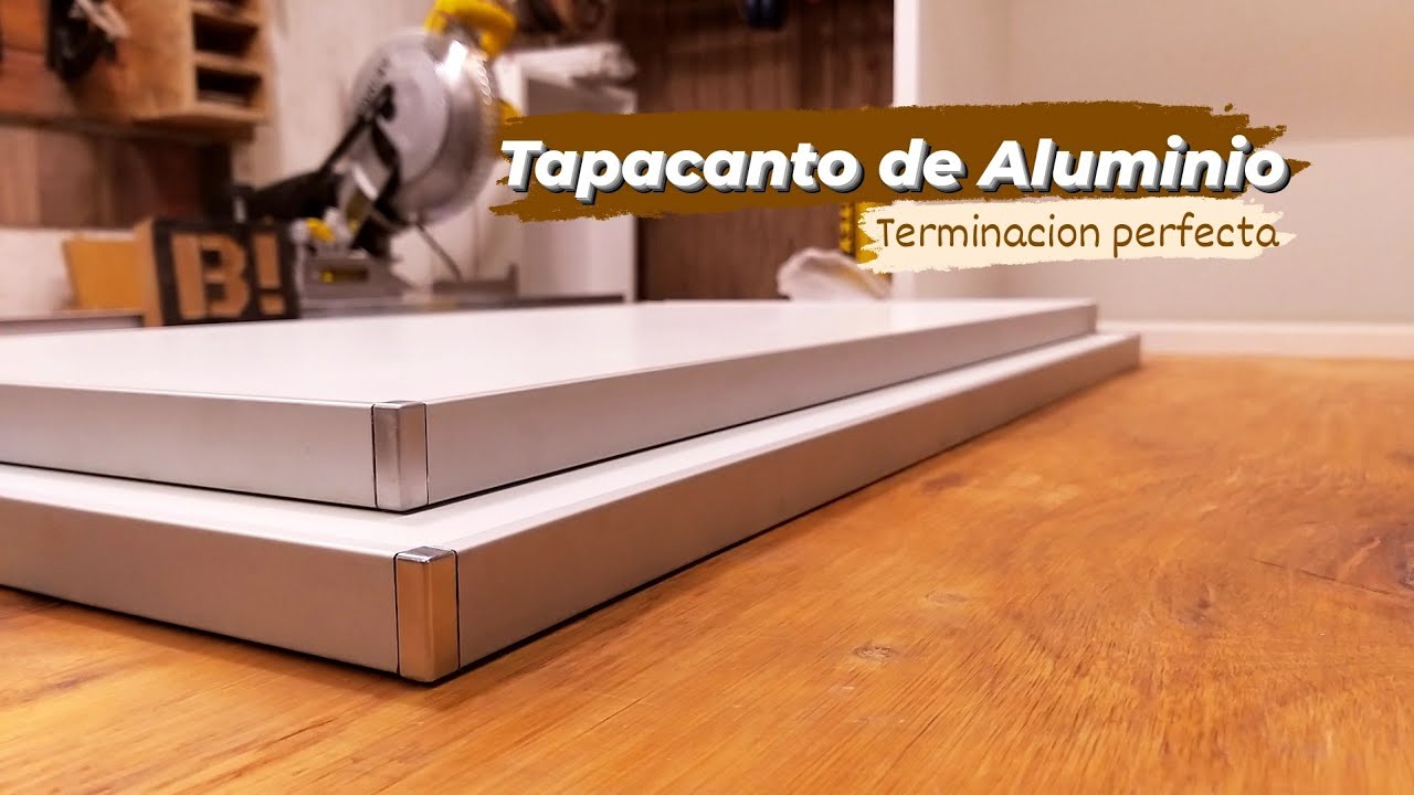 Como colocar TAPACANTO DE ALUMINIO para MDF | Bang!