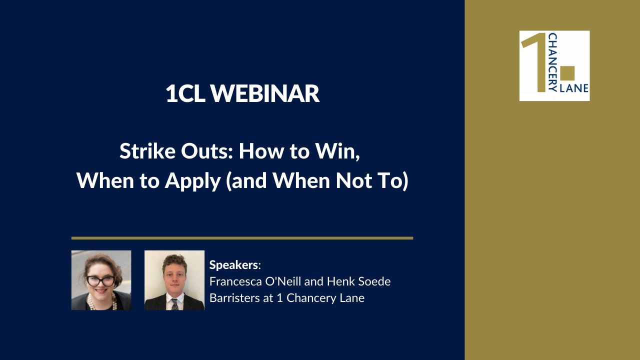 Strike Outs: How to Win, When to Apply (and When Not To)