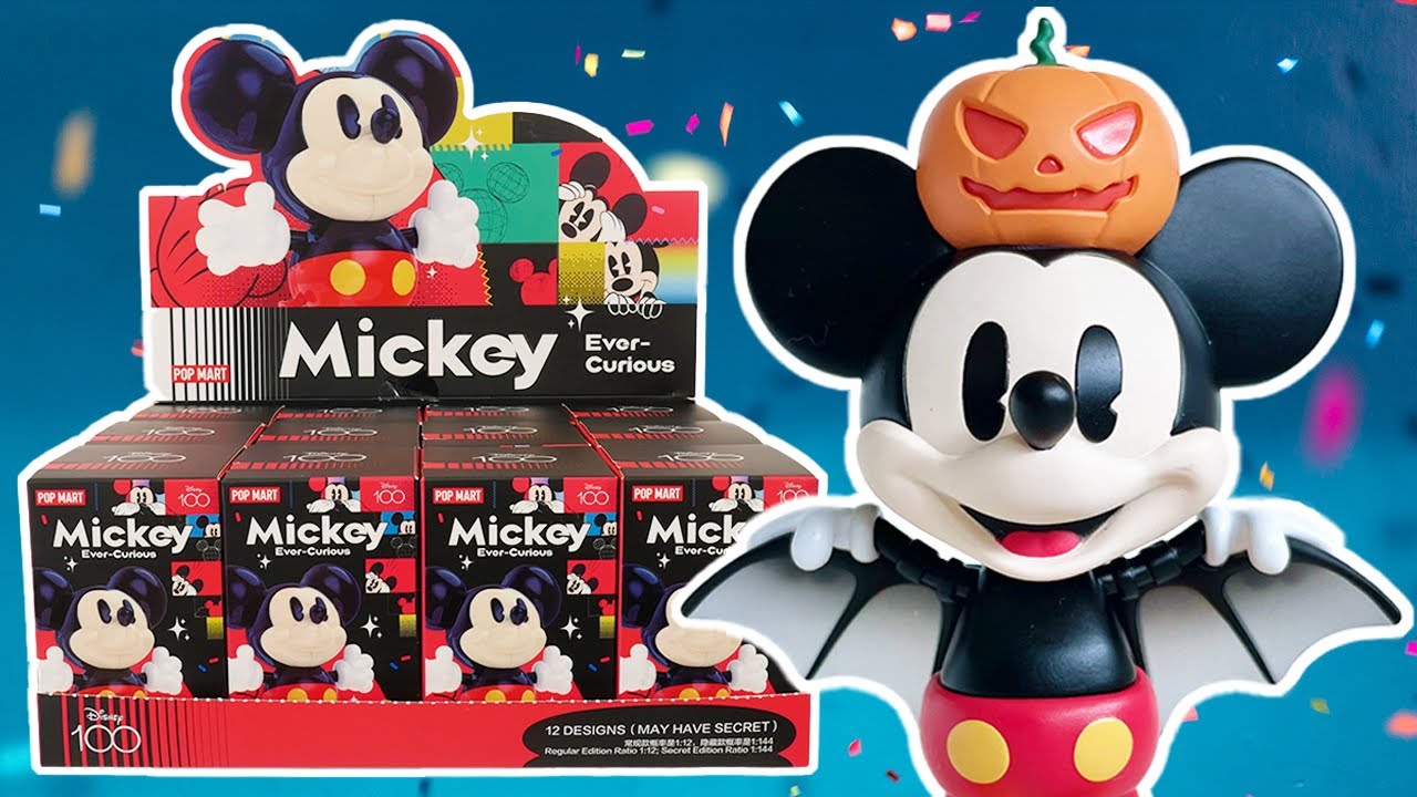 POP MART Mickey Ever-Curious DISNEY 100th Anniversary Blind Box Unboxing FULL SET