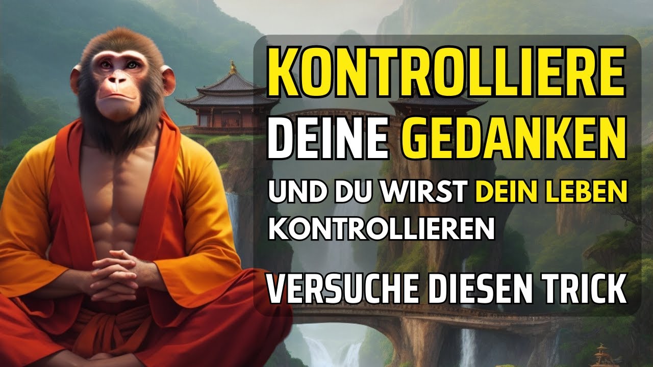 BEHERRSCHE die NEGATIVEN GEDANKEN - buddhistische Geschichte der Meditation: 🐵 Der AFFE im GEIST