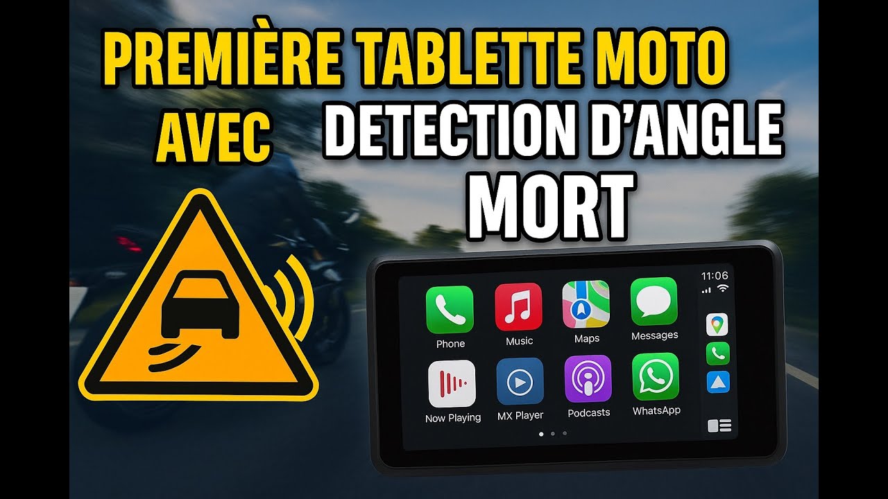 Aoocci BX : Enfin une tablette moto avec alerte angle mort intégrée ! 😱