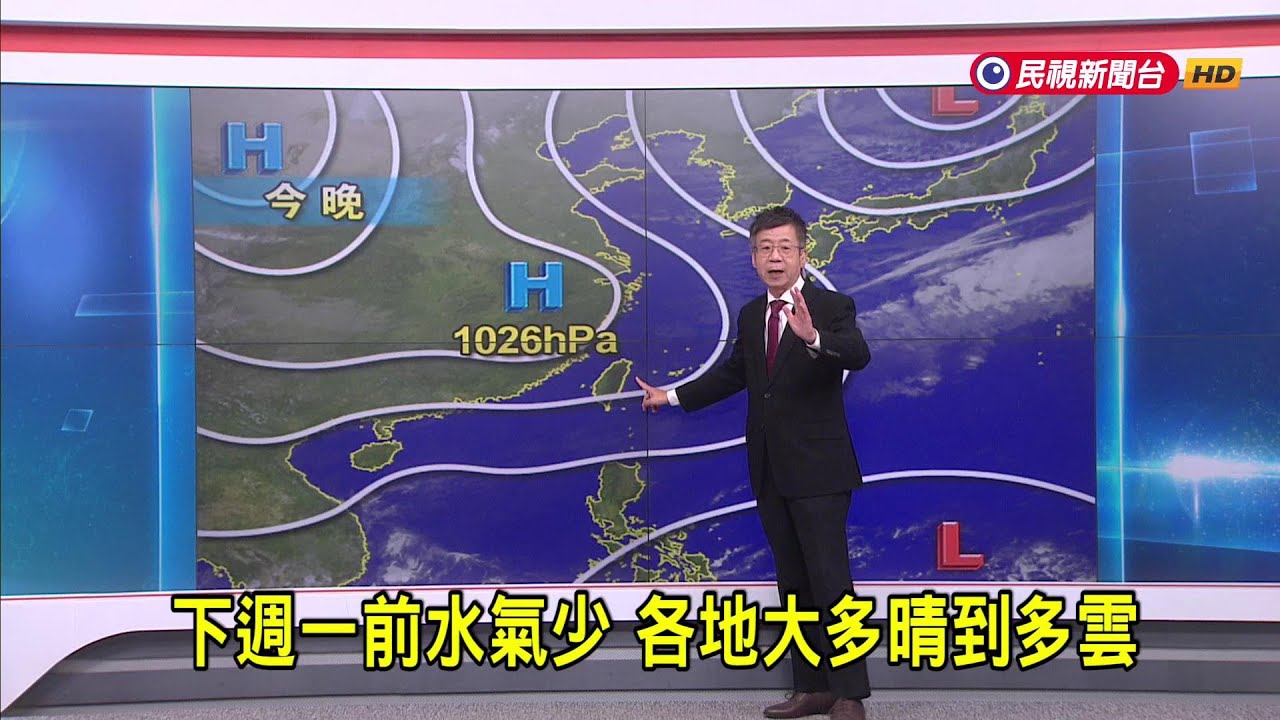 2024/11/28下週一前水氣少 各地大多晴到多雲－民視新聞