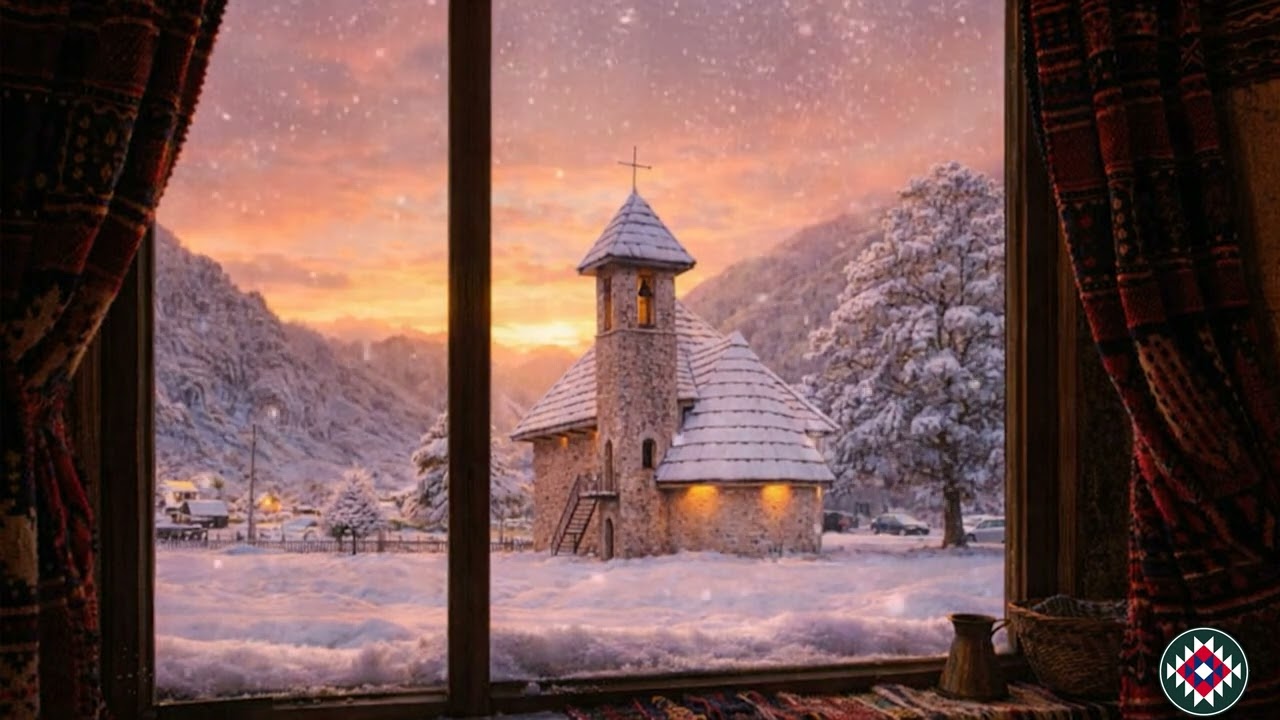 Relaxing View from Theth: Albanian Village in High Mountains
