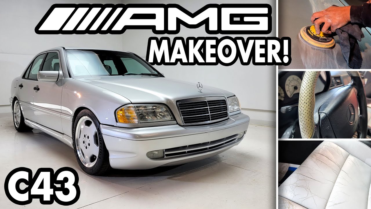 WORST PAINT JOB EVER! Mercedes C43 AMG Detailing NIGHTMARE
