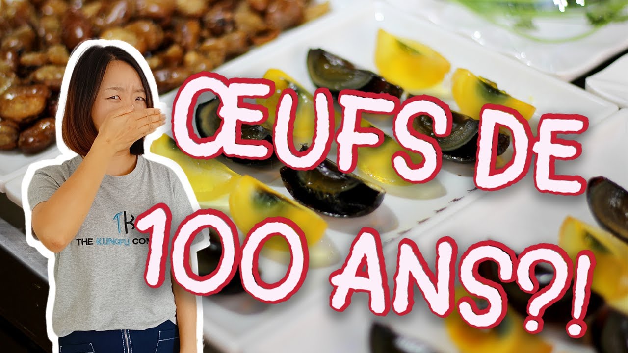 OEUFS DE 100 ANS ! Ce plat chinois que les étrangers trouvent dégoutant...