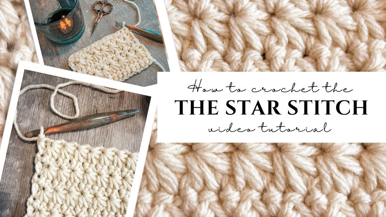 Star Crochet Stitch Tutorial | Easy Crochet Video
