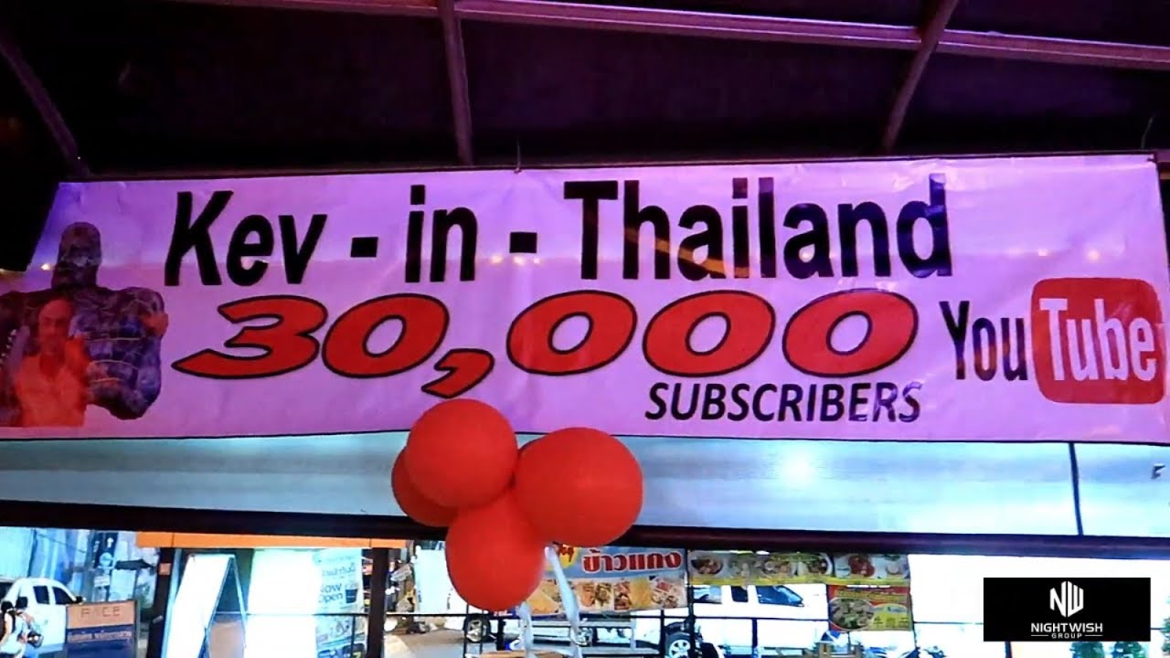 Kev in Thailand Meet Night 30,000 subscribers Party!
