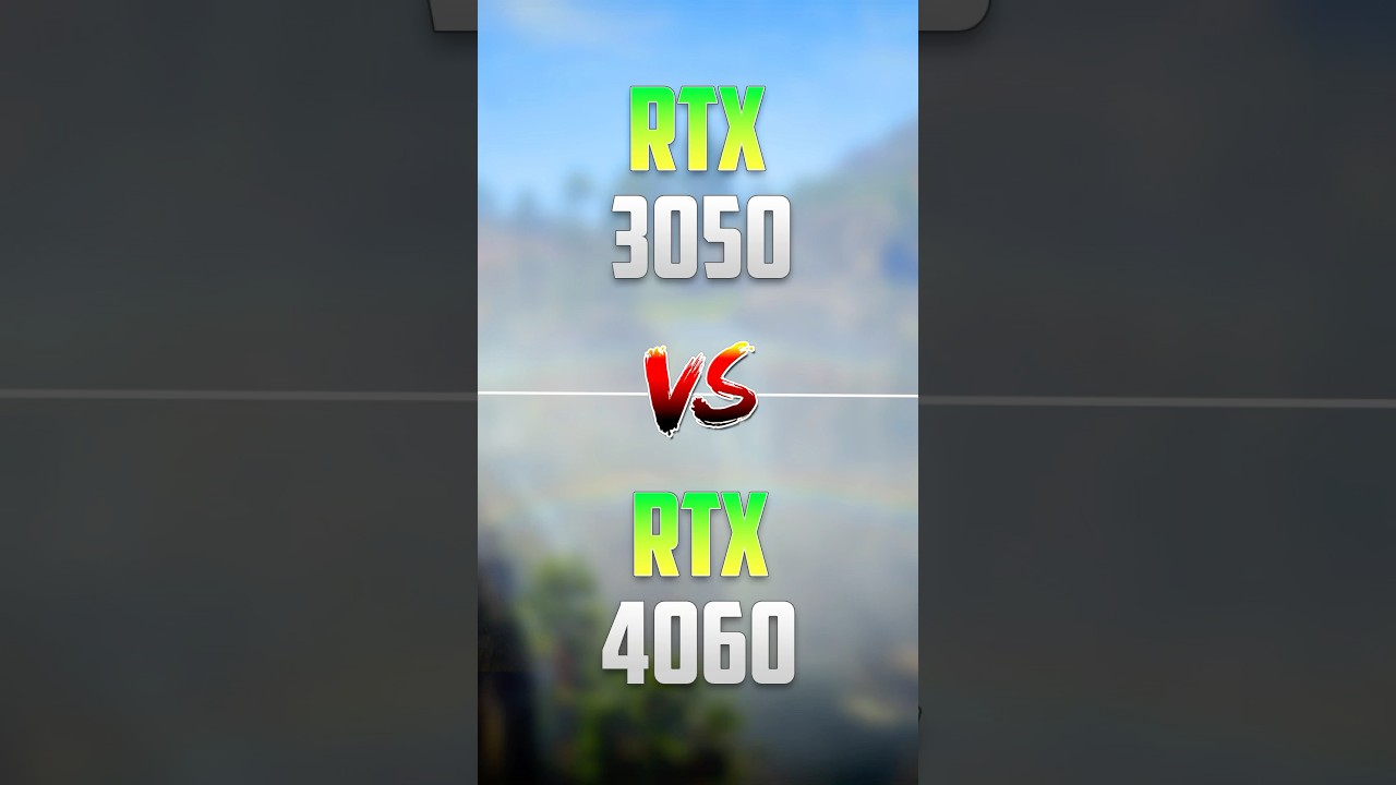 RTX 3050 vs RTX 4060