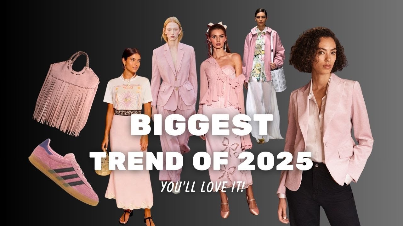 Blush Pink Trend: How to Style It for Every Age and Outfit Ideas. 2025 Color Trends.