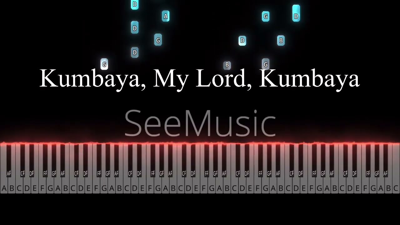 Kumbaya My Lord, Kumbaya | Piano Tutorial by Andre Panggabean