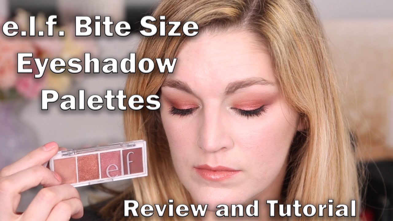 ELF Bite Size Eye Shadow Palettes!! ~ Berry Bad, Rosewater, and Acai You
