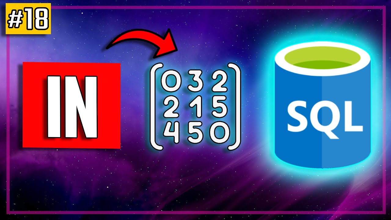 SQL IN Operator - Filter Data in a Set of Values - SQL Tutorial #18