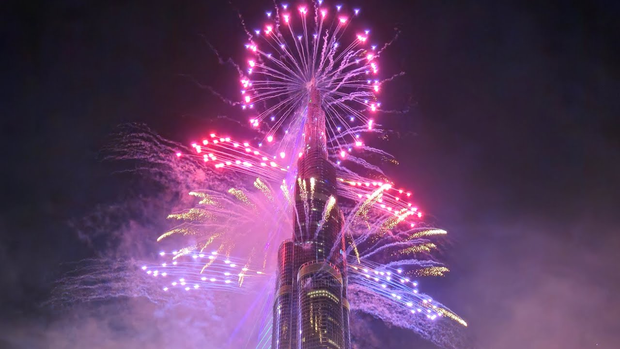 Burj Khalifa 01.01.2026 New Year fireworks // Бурж Халифа Новый год 2026 фейерверк