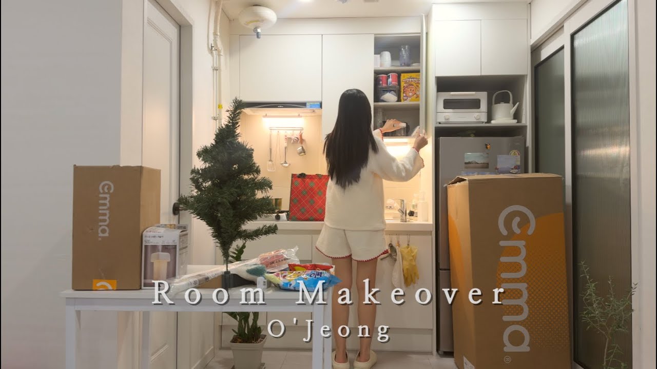 Зимний Room Makeover, создание уютной спальни (с матрасом Emma) | Подготовка к Рождеству