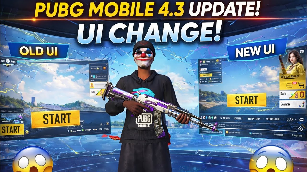PUBG MOBILE 4.3 UPDATE UI CHANGE! 😱🫣