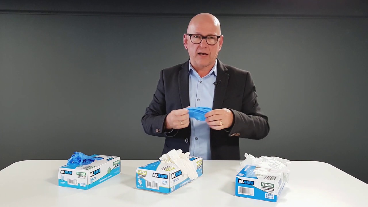 Wat is het verschil tussen latex, vinyl en nitril handschoenen?
