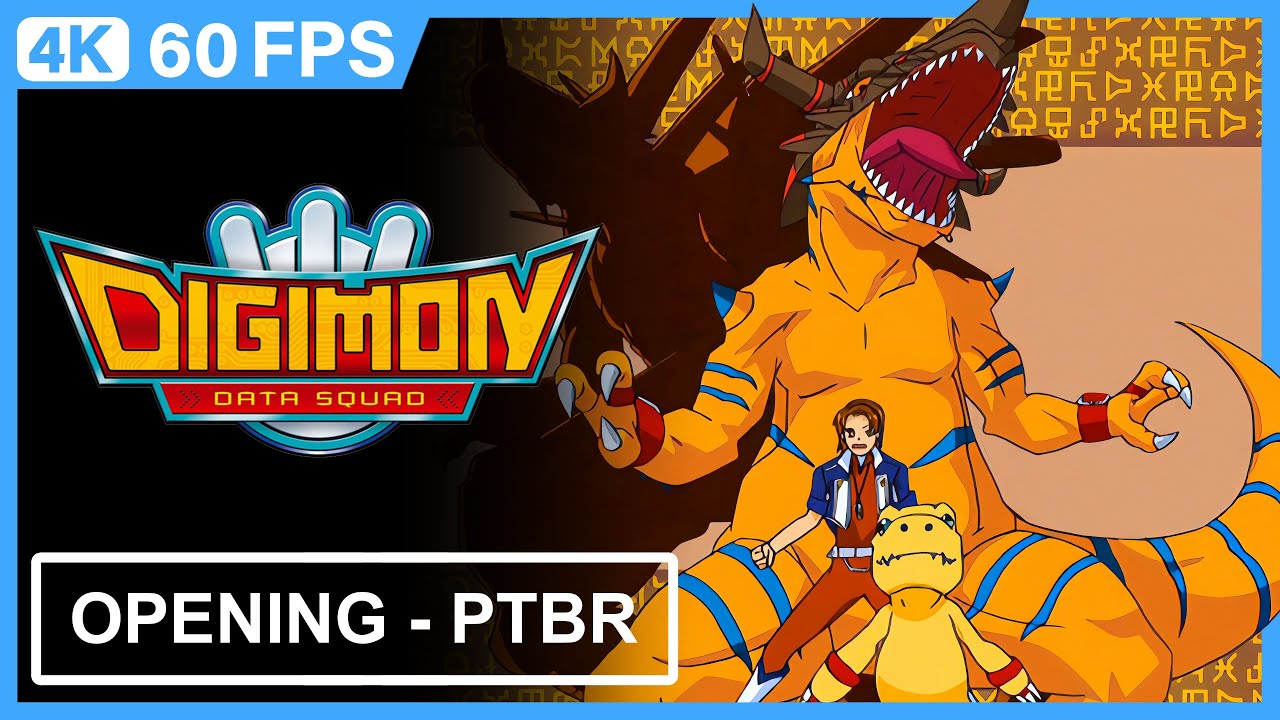 Digimon Data Squad Abertura em Portugu&ecirc;s-BR [4K 60FPS Remasterizada]