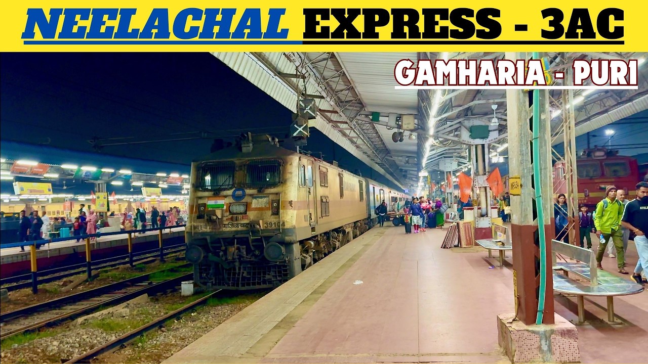* REACHED AFTER 5.5 HOURS DELAY * NEELACHAL EXPRESS | ANAND VIHAR TO PURI | 3AC  JOURNEY | PART - 2