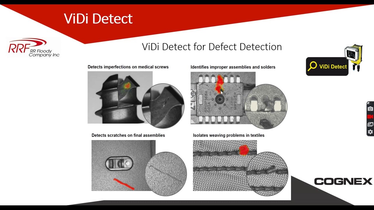 Cognex ViDi Artificial Intelligence for Machine Vision
