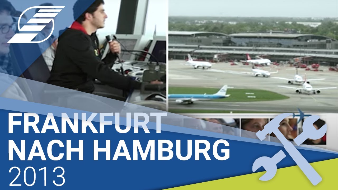 Ein Flug von Frankfurt nach Hamburg im Jahr 2013 // Ablauf des Sprechfunks von Start bis Landung