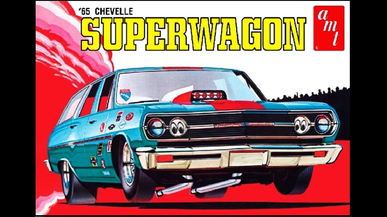 1965 Chevy Chevelle SuperWagon &reg;  AMT model kit 125 scale  UNBOXING!