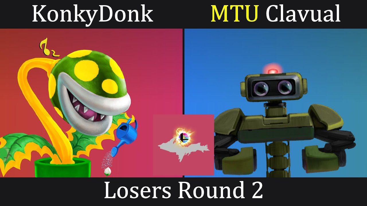 UP Summit 3 | Losers Round 2 | KonkyDonk (Piranha Plant) vs. Clavual (ROB)