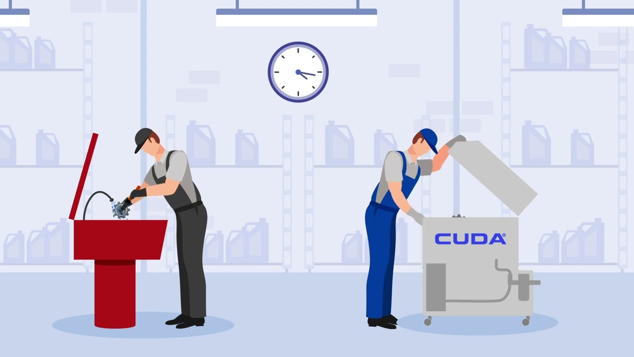 Ditch The Brush with The New CUDA Parts Washer from Noble Oil