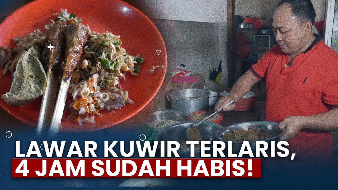 Rahasia Larisnya Lawar Kuwir Yan Jinah di Denpasar Bali, Dari Emperan Jadi Ramai Pelanggan