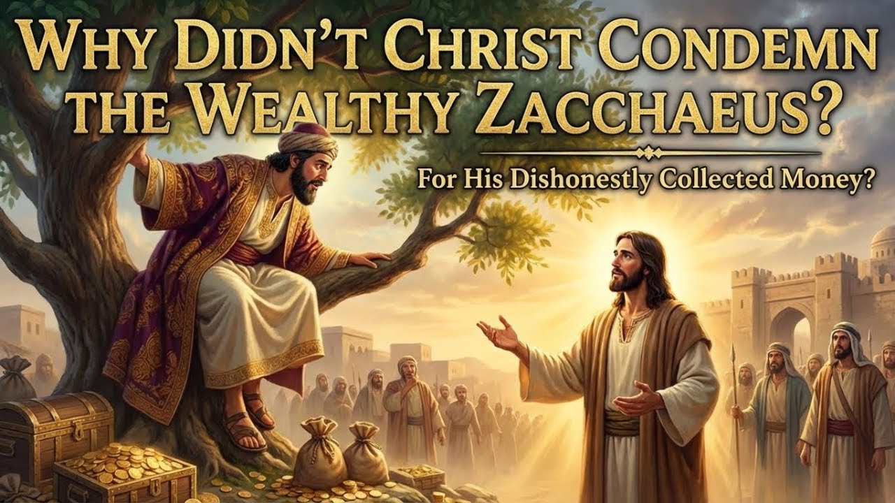 Why Didn’t Christ Condemn the Wealthy Zacchaeus for His Dishonestly Collected Money?
