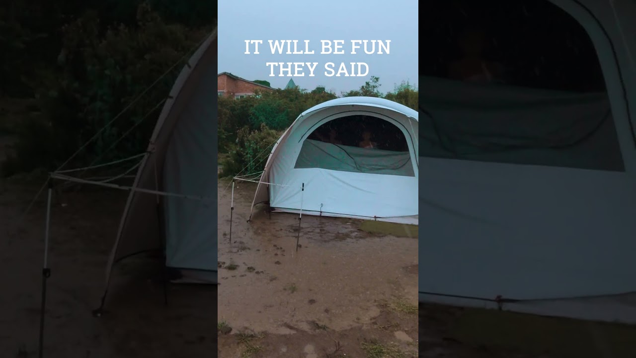 It will be fun they said #Camping