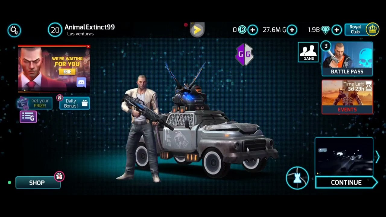 Gangstar Vegas Battle Pass 54 (New Update)