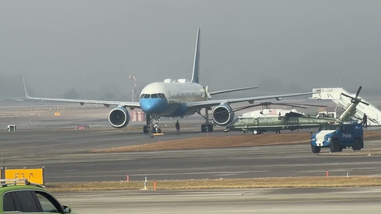Donald Trump in Zürich #viral #shortvideo #aviation #short #travel #usa #europe #airplane #airport 