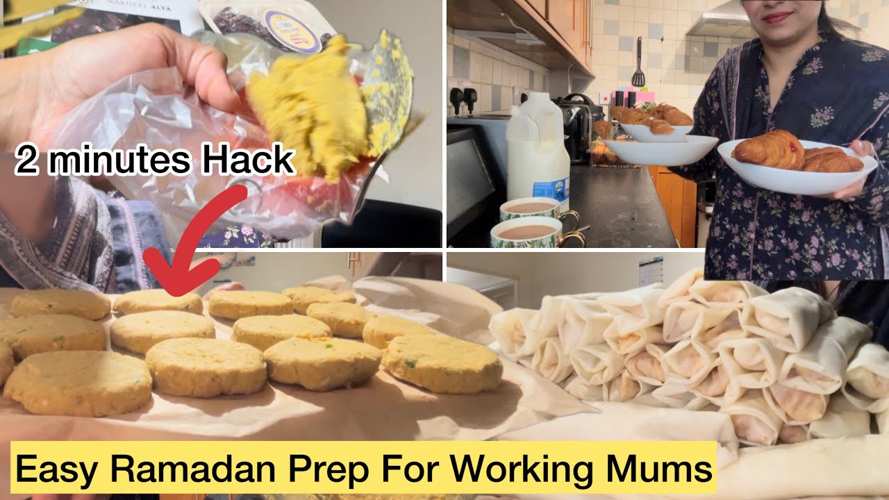 Ramadan Prep Series | Original Spring Rolls And Quick Shaami | Time Saving Tips For Working Mums 