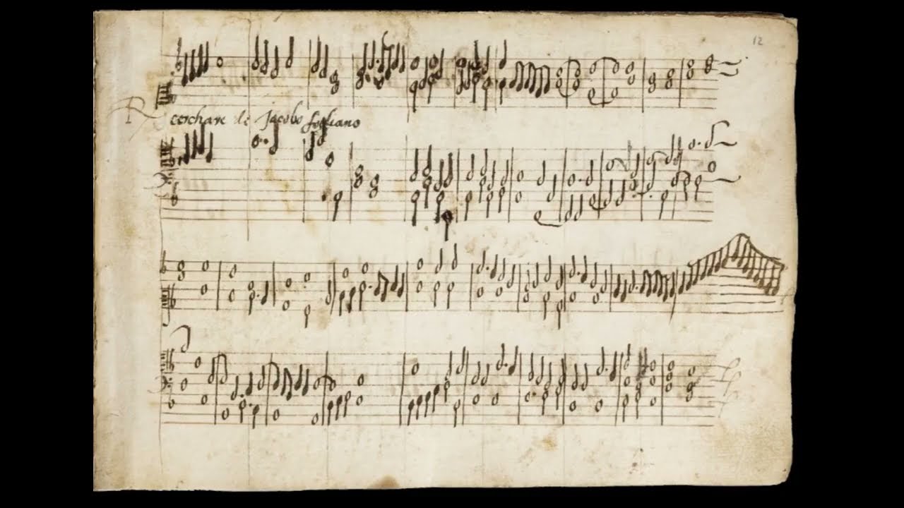 Jacopo da Fogliano: Ricercare. Vido Trasuntino virginal (late 16th century), Andrea Chezzi