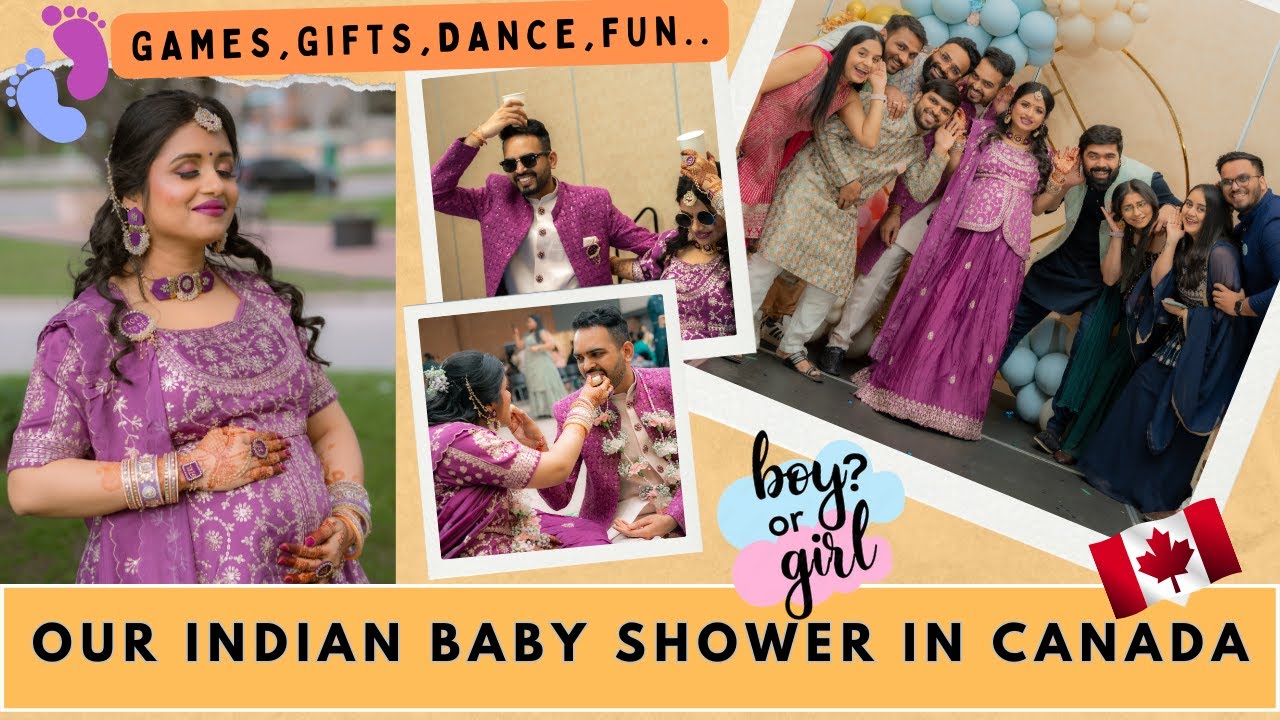 Vrunda's Baby Shower | Indian Baby Shower in Canada | Godh Bharai | Gender Reveal | Simant Vidhi
